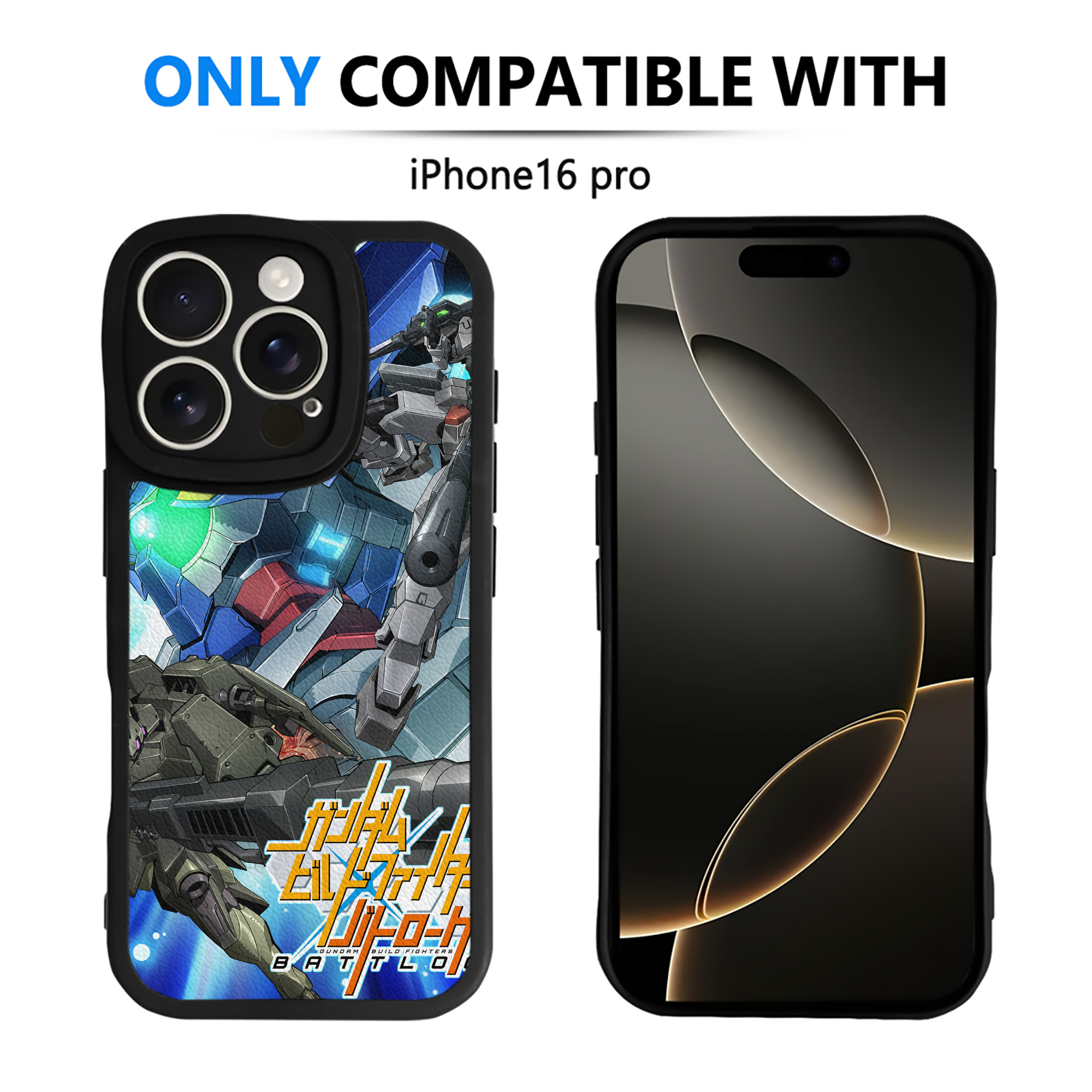（画像用） 機動戦士ガンダム Mobile Suit Gundam 【iPhone 16シリーズ対応】シリコンスマホケース（レザー調） 材質：シリコン